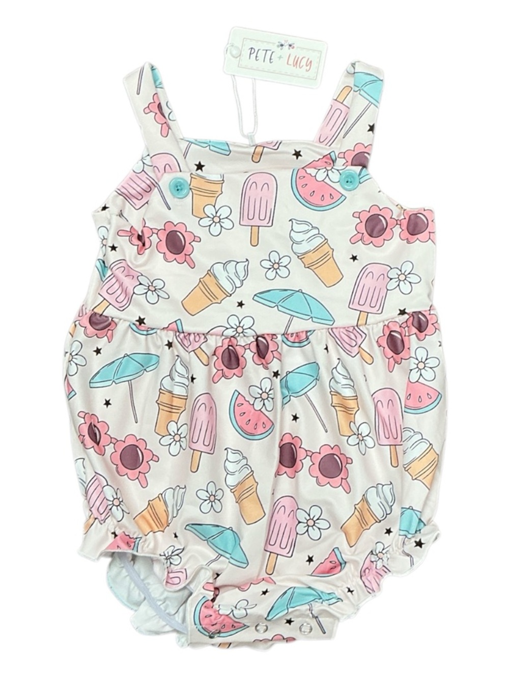 Pete + Lucy - NWT - Sweet and Sunny Infant Romper